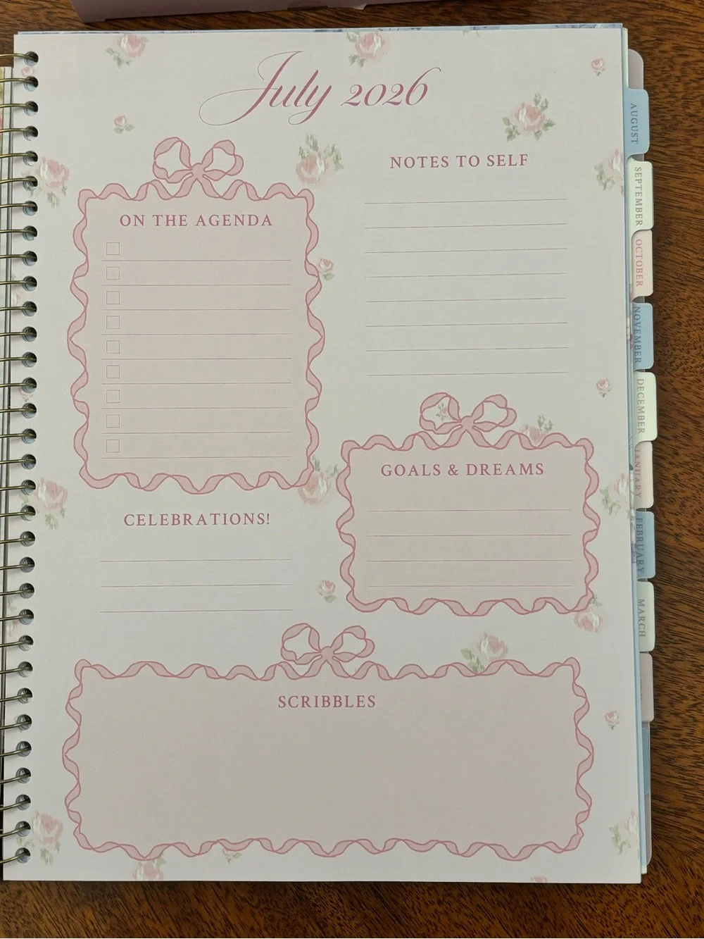 LoveShackFancy spiral bound